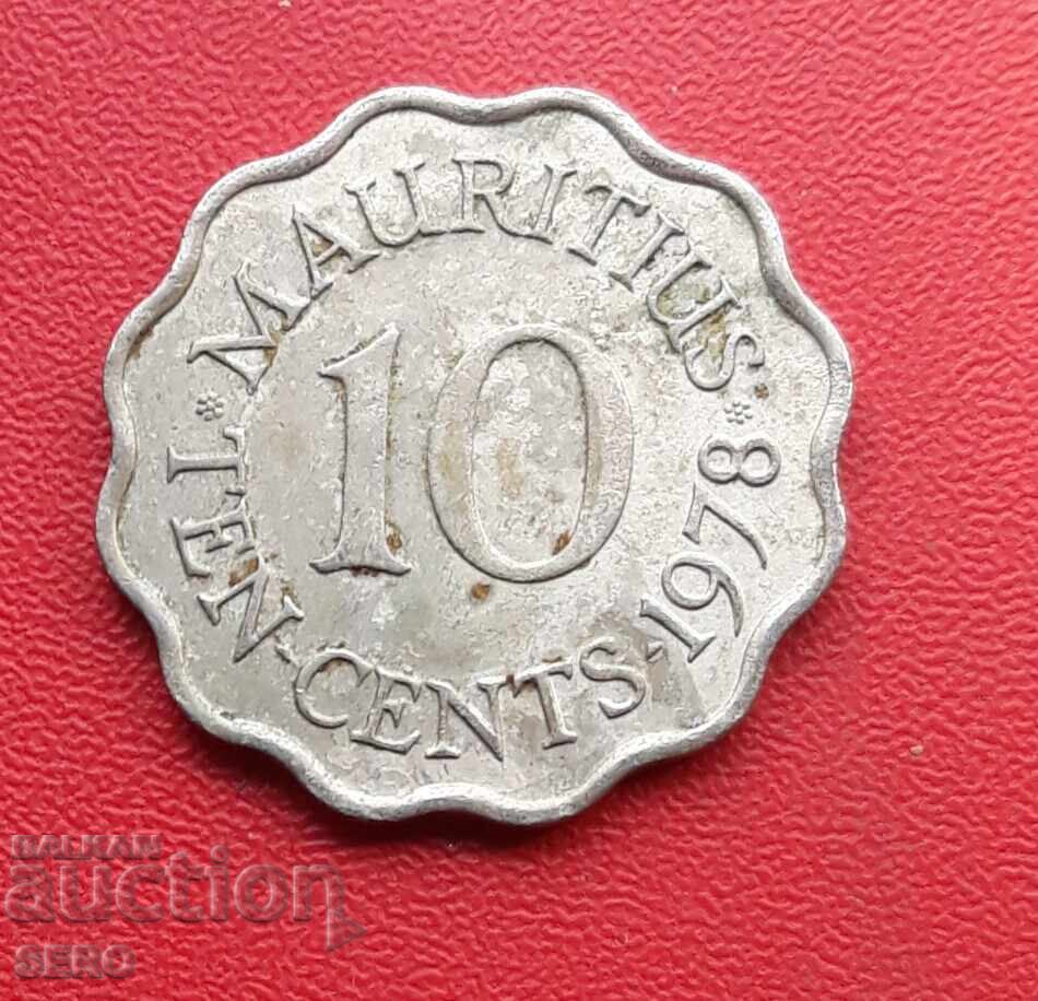 Остров Мавриций-10 цента 1978