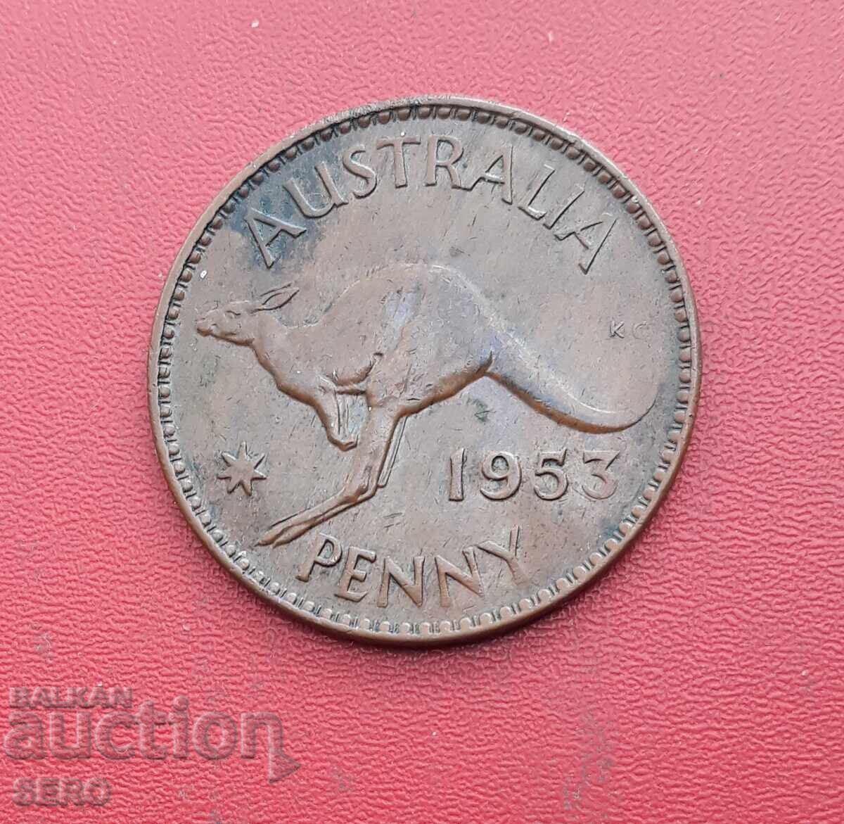 Αυστραλία-1 σεντ 1953