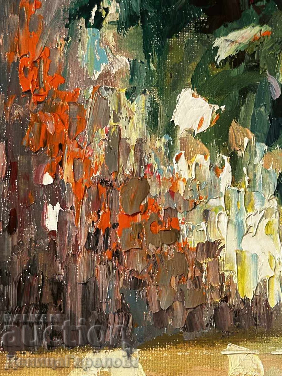 Деница Гарелова картина 30/40 ”Макове” с цена € 75.00 | 146.69 лв.