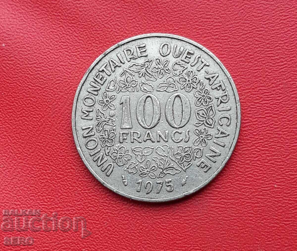 Africa de Vest Franceză - 100 de franci 1975