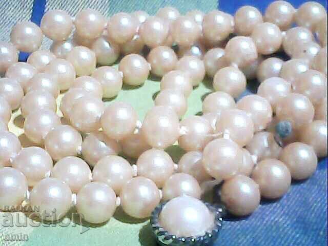 Livrarea Frumos colier dublu din perle naturale