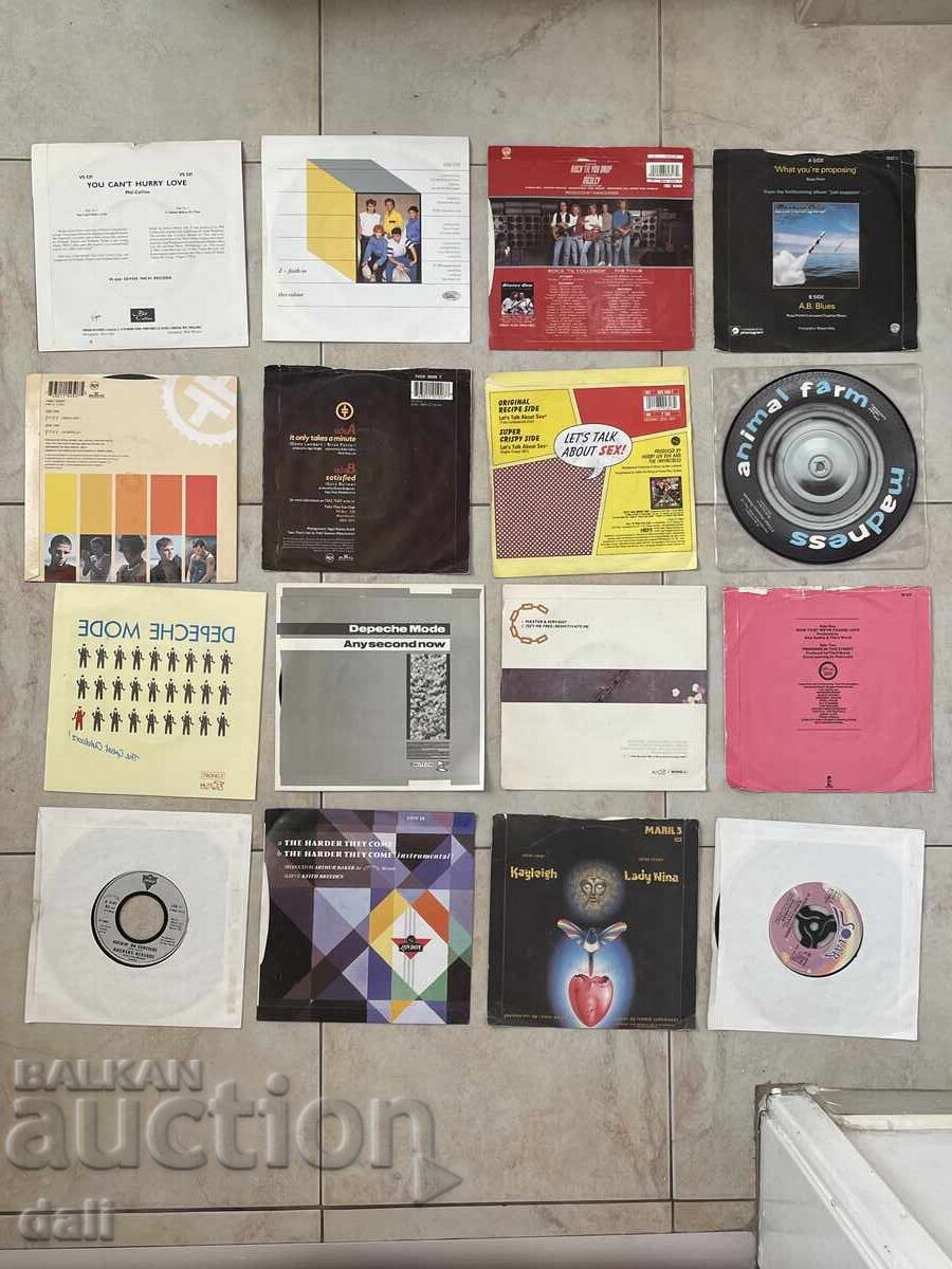 Livrarea ANGLIA-32 DISCURI MICI, DURAN, DEPECHE MODE, TAKE THAT și altele