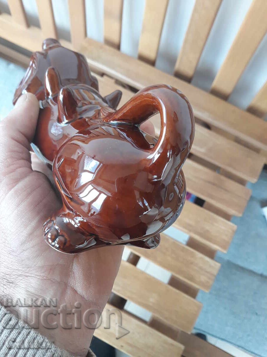 Auction BG Porcelain elephant from the SOCIALIST ERA for mulled rakia Auction BG Porcelain elephant from the SOCIALIST ERA for mulled rakia