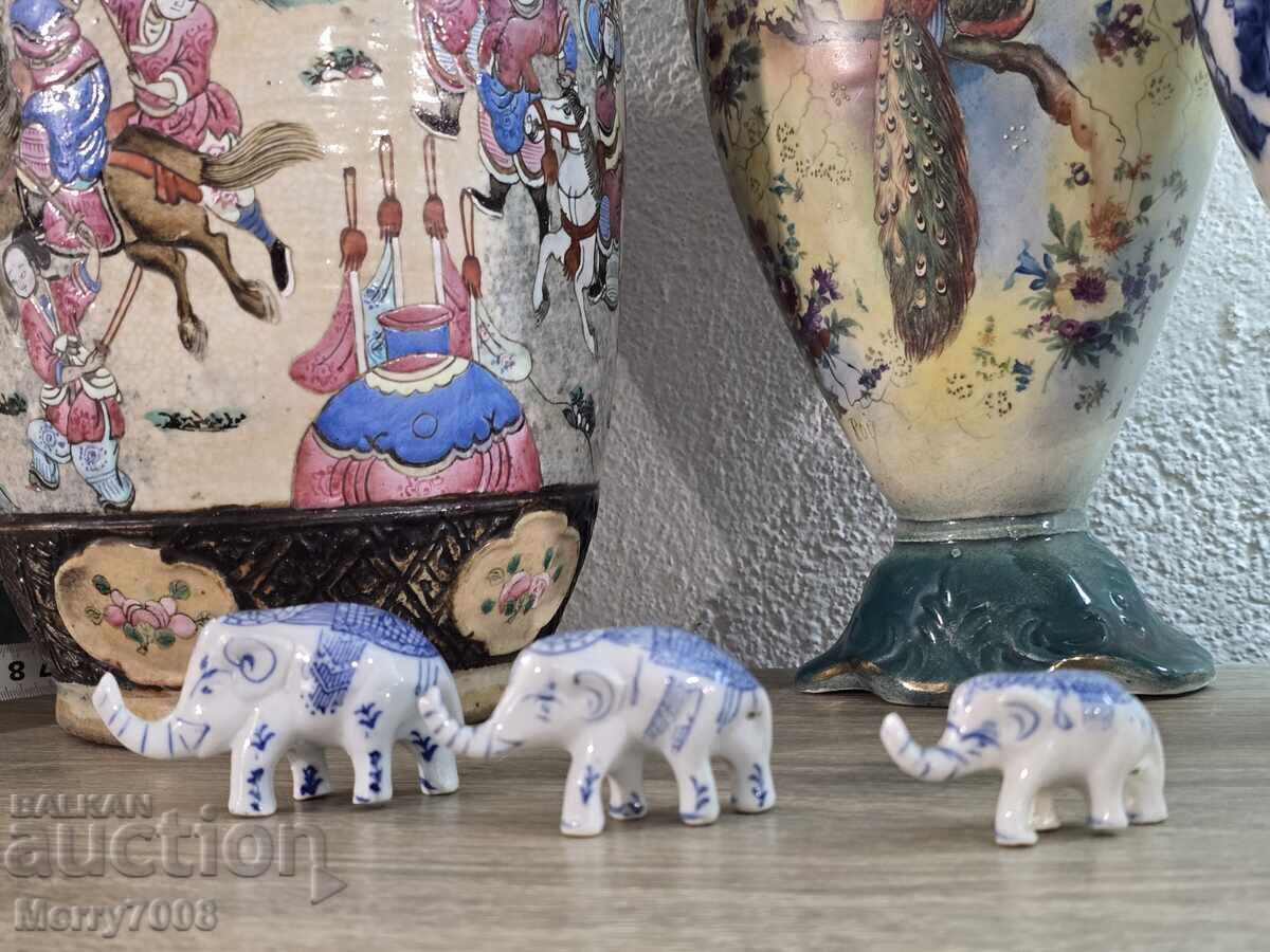 Acest set include trei elefanți din porțelan !!!