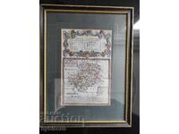 18-ти век на пътна карта от Глостър до Монтгомъри