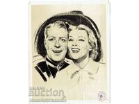 FILM CINEMATOGRAFIC DIN 1940 „BALALAIKA” NELSON EDDY ILONA MASSEY RARITATE J57