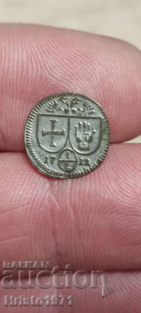 1/2 creițar 1712