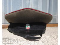 Българска артилерийска войнишка шапка фуражка с кокарда