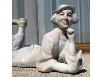 Antique porcelain figurine figure statue clown