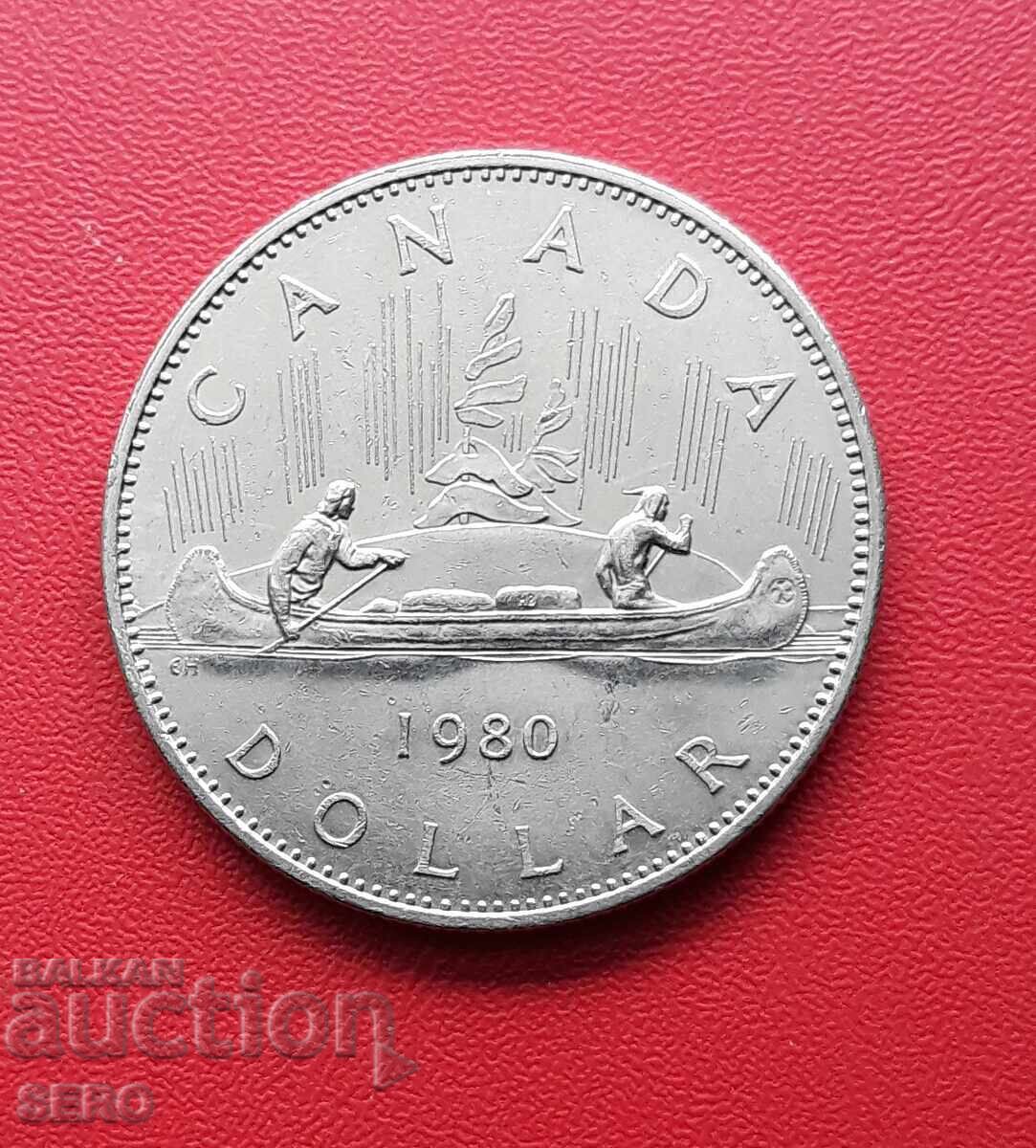 Καναδάς-1 δολάριο 1980 Καναδάς-1 δολάριο 1980
