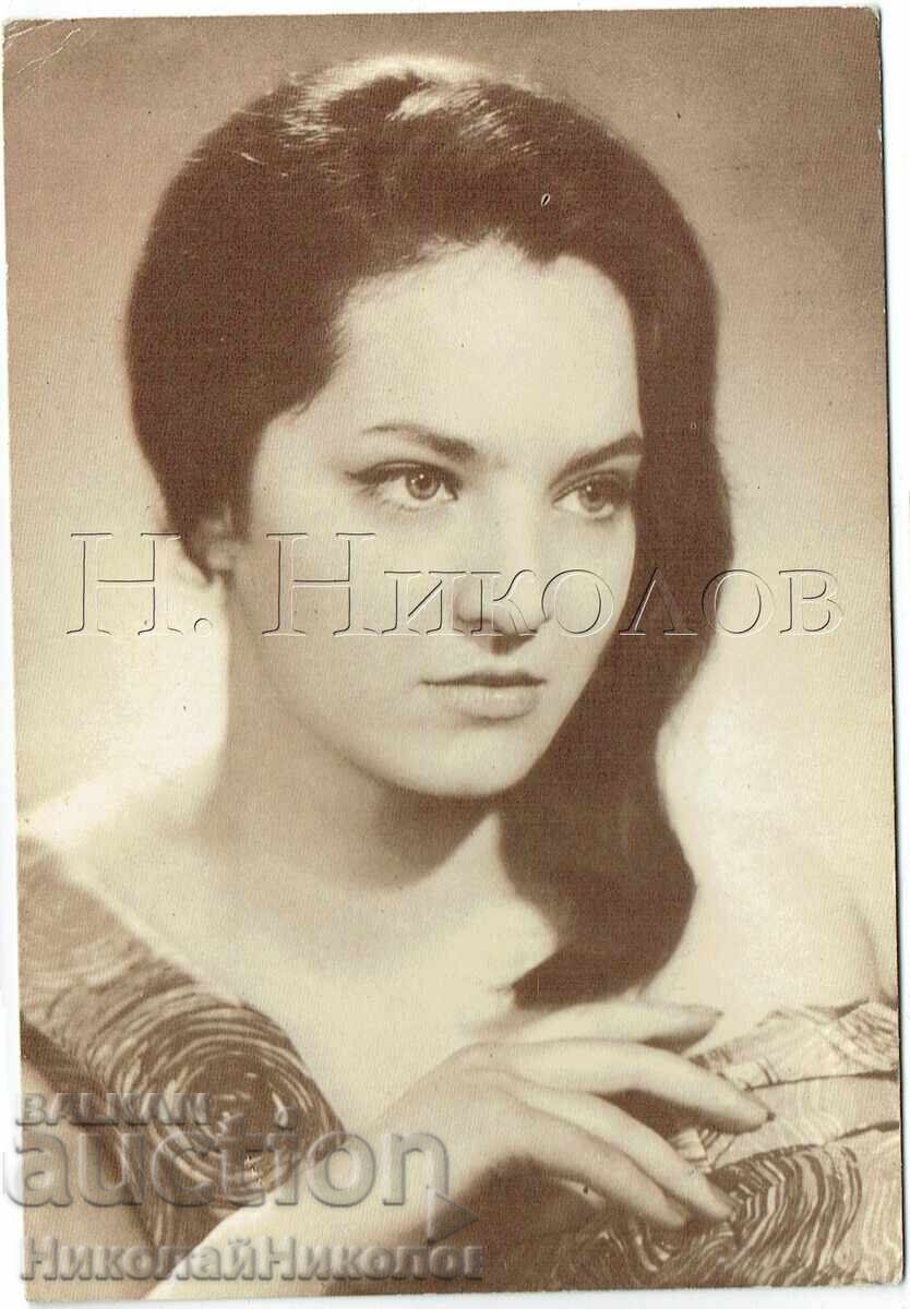 CARTE POȘTALĂ VECHE FILM ACTRIȚĂ MEDI DIMITROVA J580