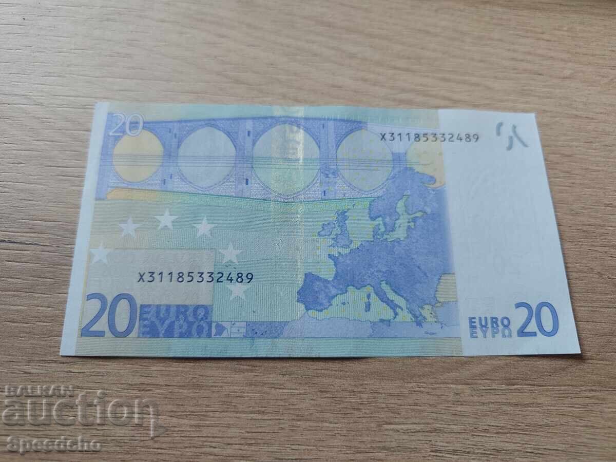 20 ευρώ 2002 UNC με τιμή € 22.01 | 43.05 BGN