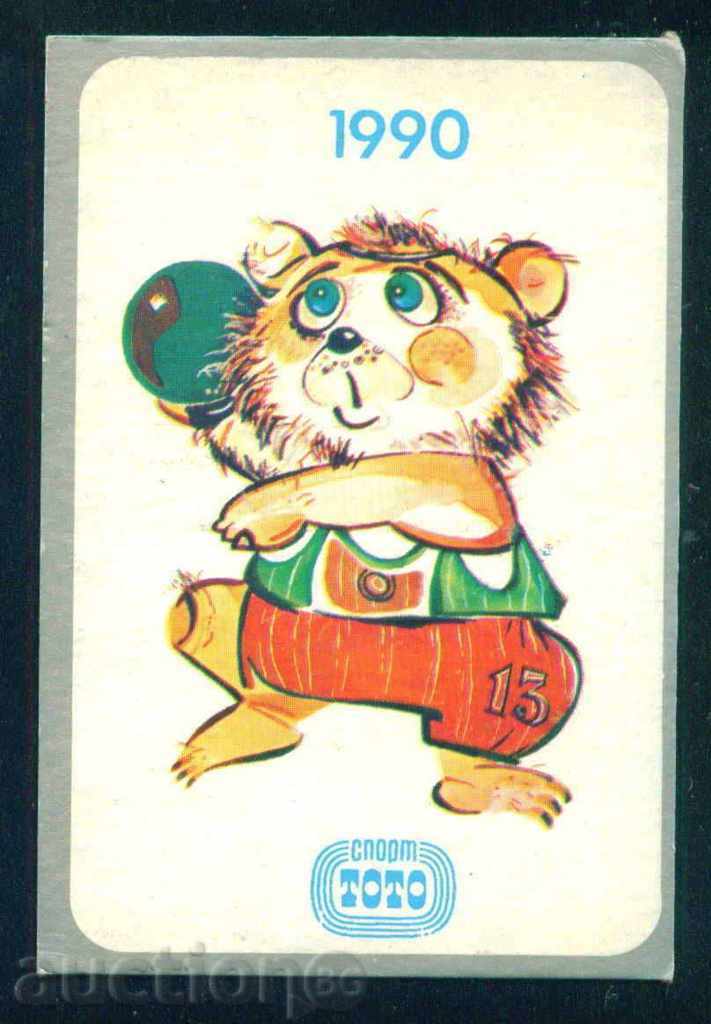 Auction  53127 / Kalendarche 1990 LEKA ATLETIKA HVYRLYANE NA GYULE