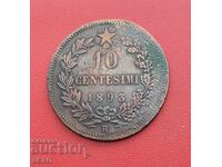 Ιταλία-10 σεντς 1893