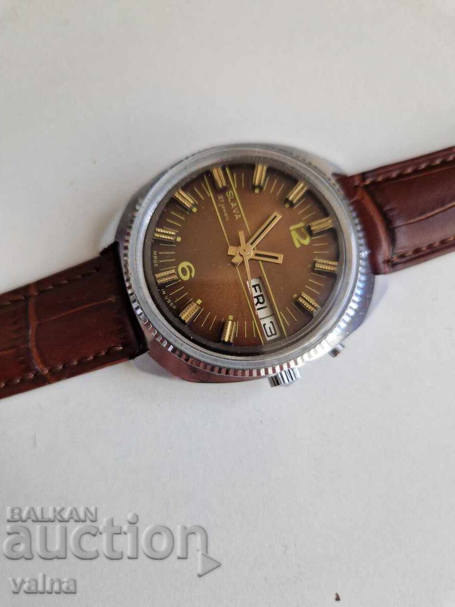 SLAVA automatic, 27 jewels, made in USSR, TOP! with price € 90.00 | 176.03 BGN