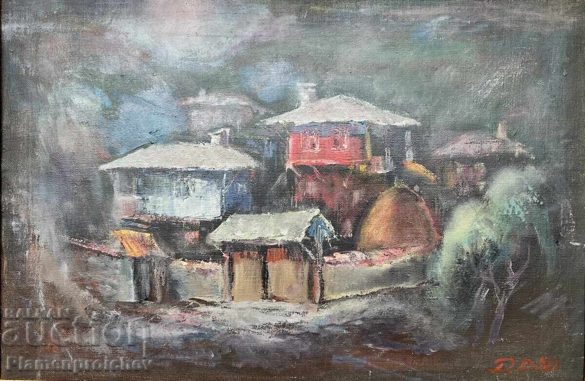 TABLOU UNICAT ÎN ULEI SEMNAT 1980 cu preț € 1000.00 | 1955.83 BGN TABLOU UNICAT ÎN ULEI SEMNAT 1980 cu preț € 1000.00 | 1955.83 BGN