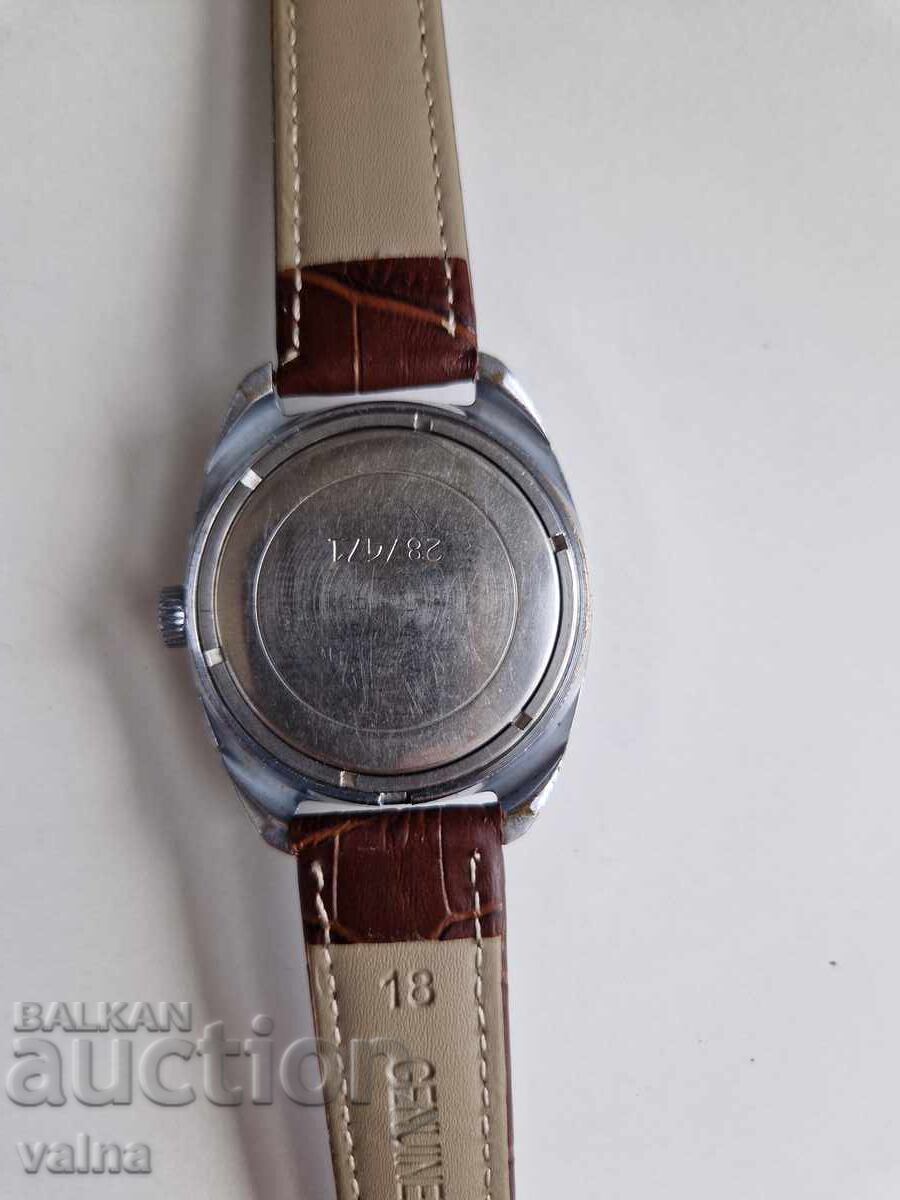 SLAVA, cal. 2428, ръчно нав-е, made in USSR, каса – 37мм - 6 SLAVA, cal. 2428, ръчно нав-е, made in USSR, каса – 37мм - 6