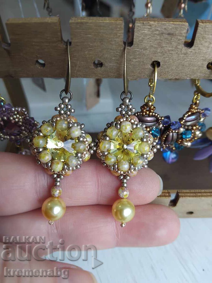 Обици ръчна изработка