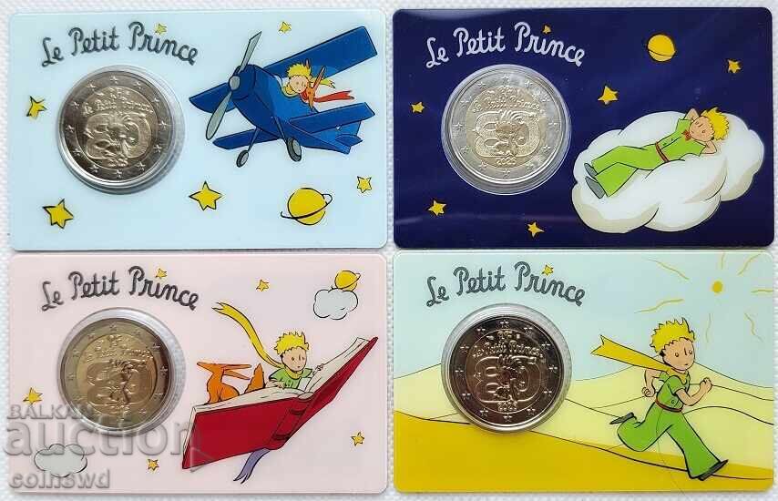 Γαλλία 4 x 2 ευρώ 2026 "Ο Μικρός Πρίγκιπας" σετ καρτών νομισμάτων