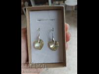 Обици Сваровски и сребро ръчна изработка