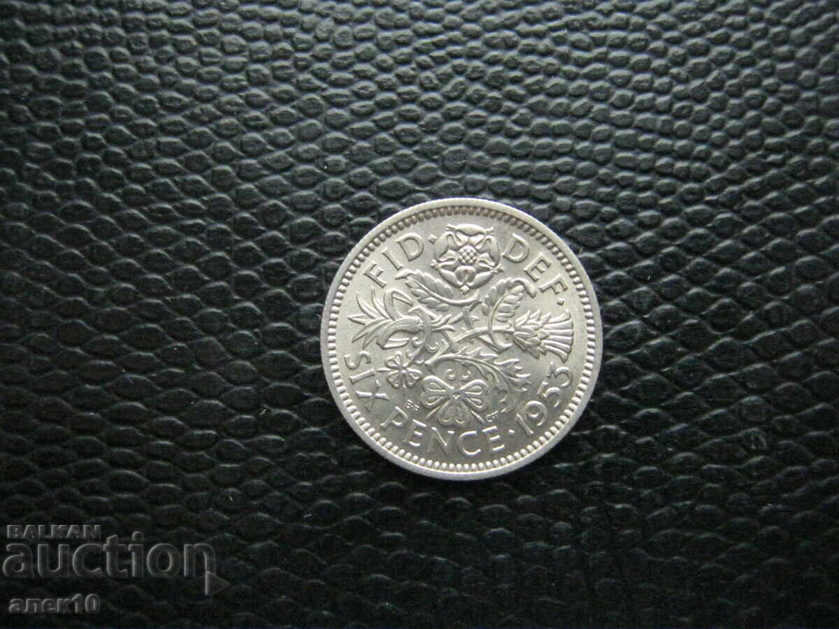 Μεγάλη Βρετανία 6 πένες 1952 Μεγάλη Βρετανία 6 πένες 1952