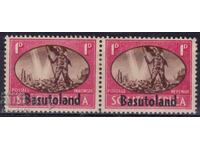 GB-Basutoland-1945 Νίκη στον Β' ΠΠ-επισημ. σε Ν. Αφρ. MNH, 3 scans