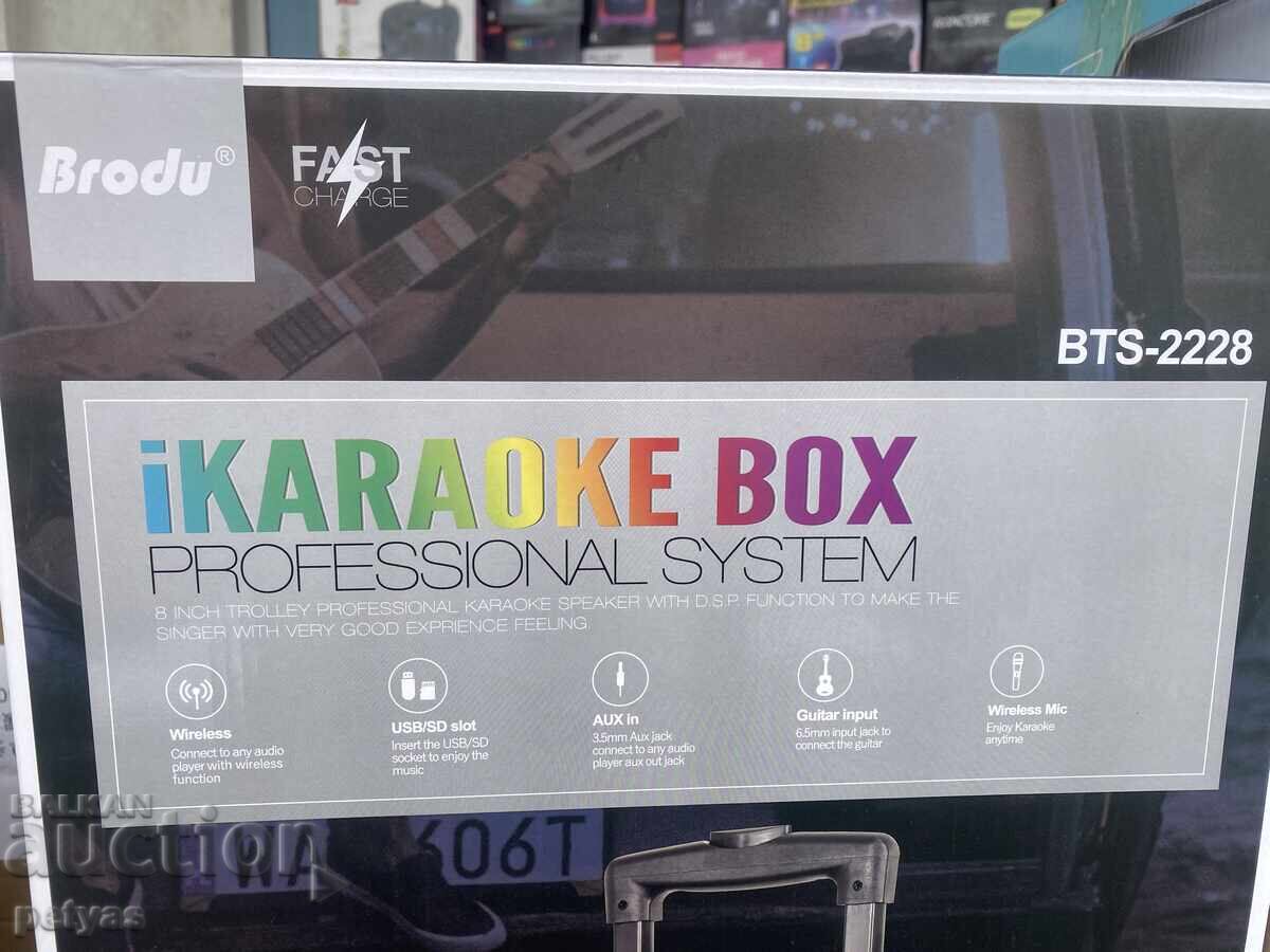 Boxă stilată 8" carcasă din lemn USB/TF/BT/TWS - BTS2228 cu preț € 88.50 | 173.09 BGN