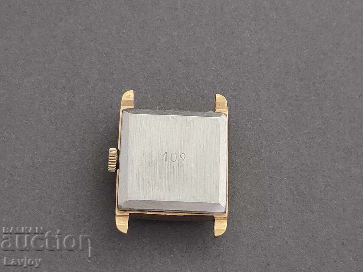 Аукцион Slava☭ Слава дамски ретро позлатен часовник