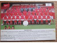 Arsenal 1999/2000 football card