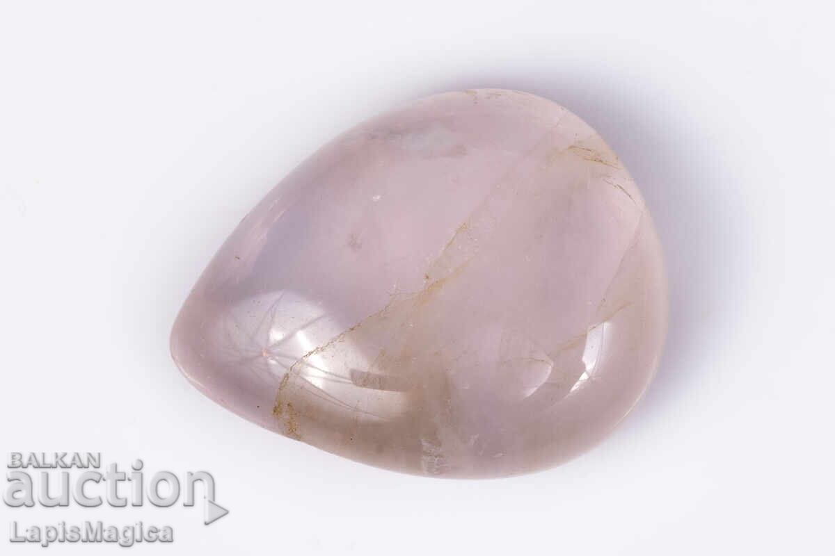 Розов кварц 15 ct капка кабошон