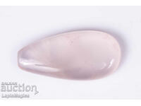 Ροζ χαλαζίας 11.5ct σε σχήμα δάκρυ cabochon