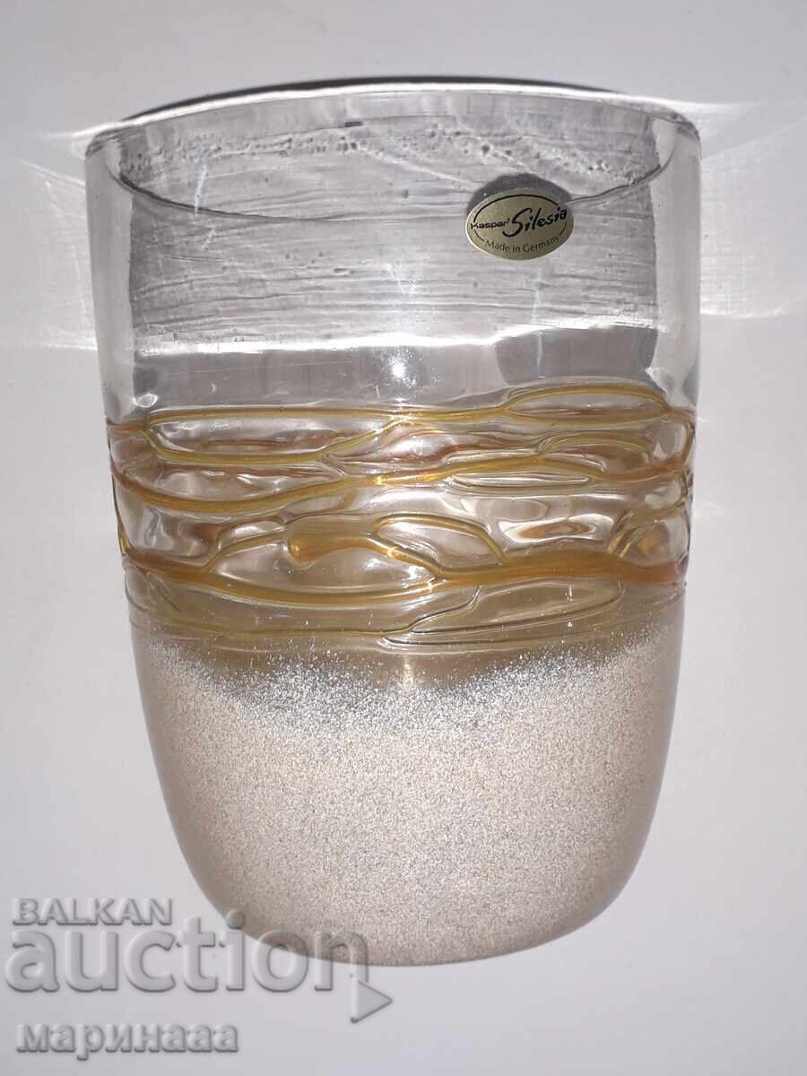 VASE ''SILESIA''. CRYSTAL. GERMANY