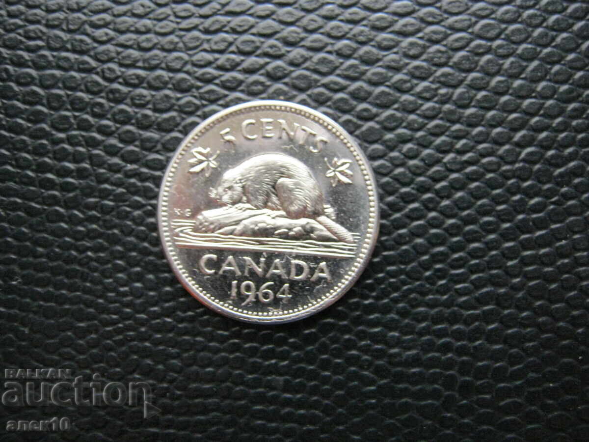 Kanada   5  tsent   1964    g