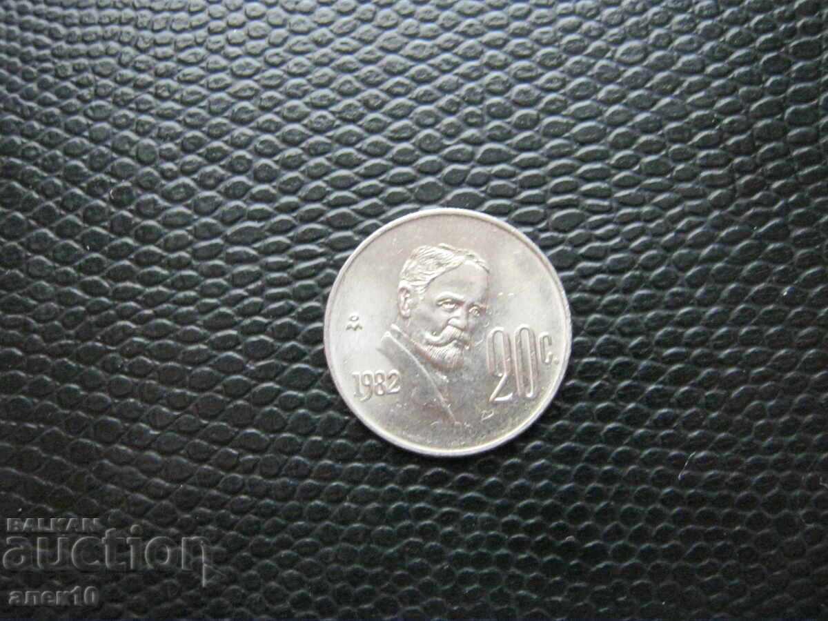 Μεξικό 20 σεντάβος 1982