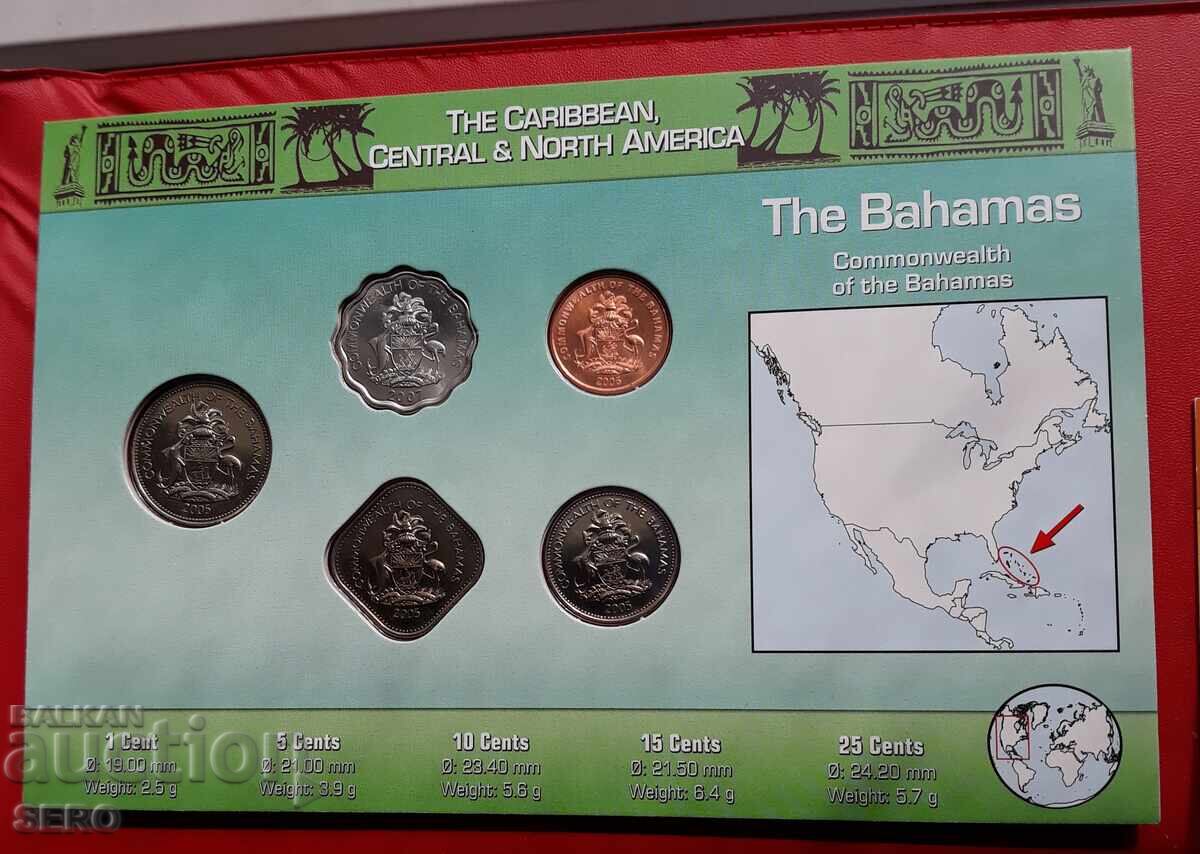 Bahamas - SET of 5 coins with price € 9.00 | 17.60 BGN