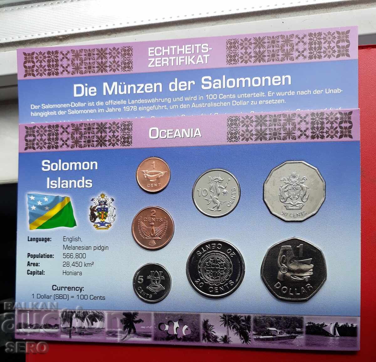 Insulele Solomon - SET 2005-2010 din 7 monede