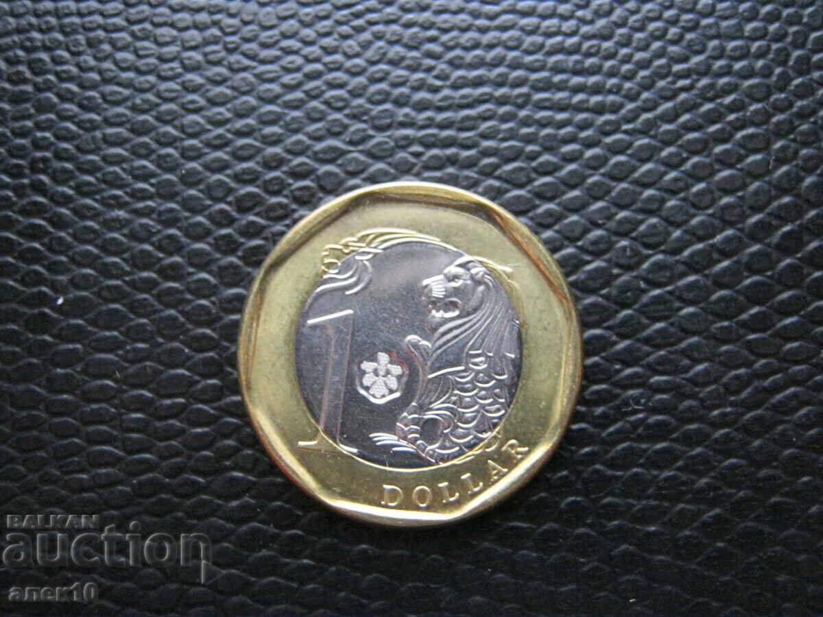 Сингапур   1  долар    2014    г