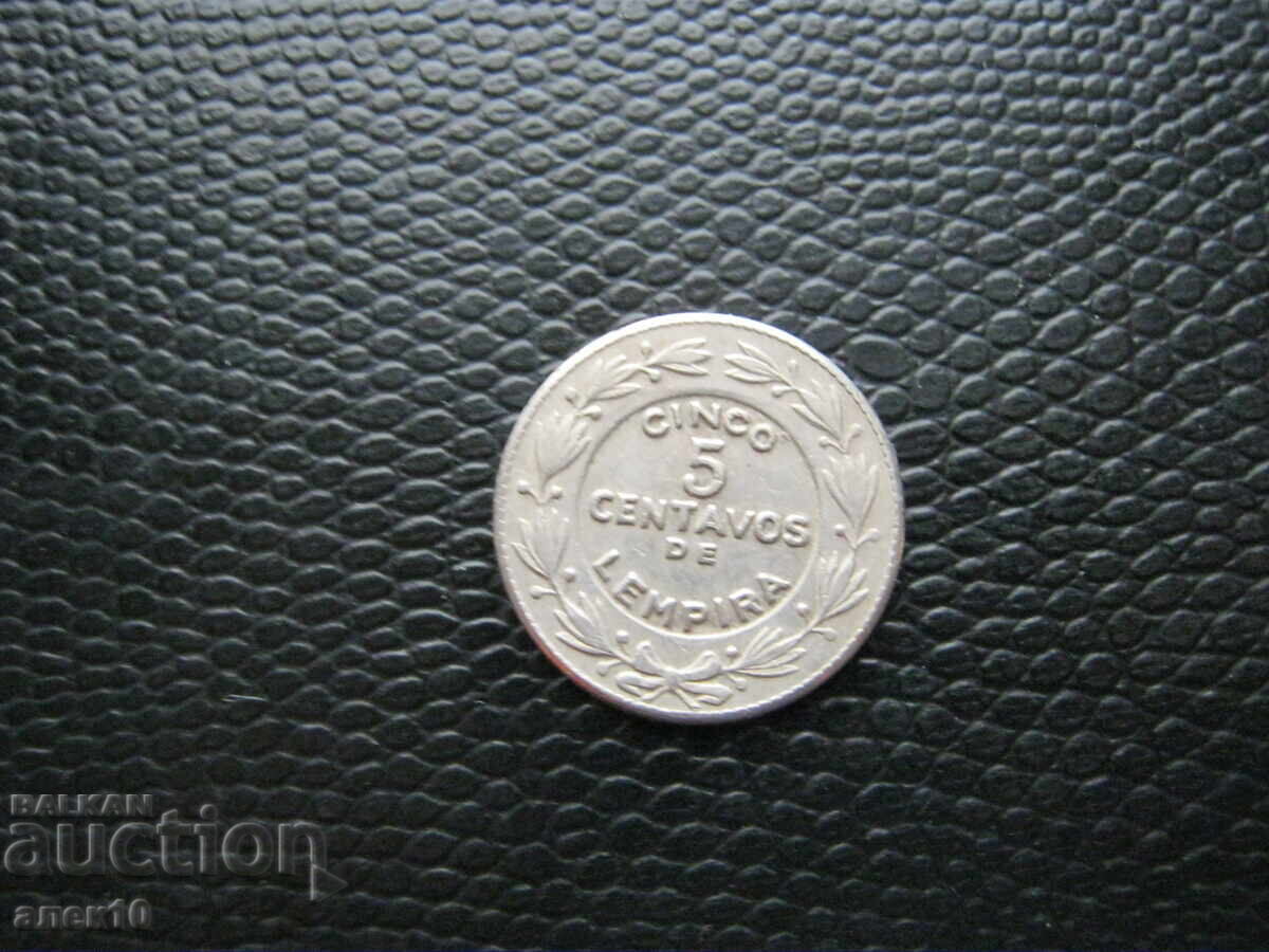 Хондурас  5  сентавос  1972    г с цена € 0.40 | 0.78 лв.