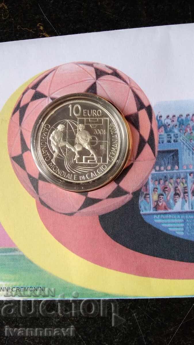 10 euro argint San Marino 2006, 5000 de exemplare cu preț € 60.00 | 117.35 BGN