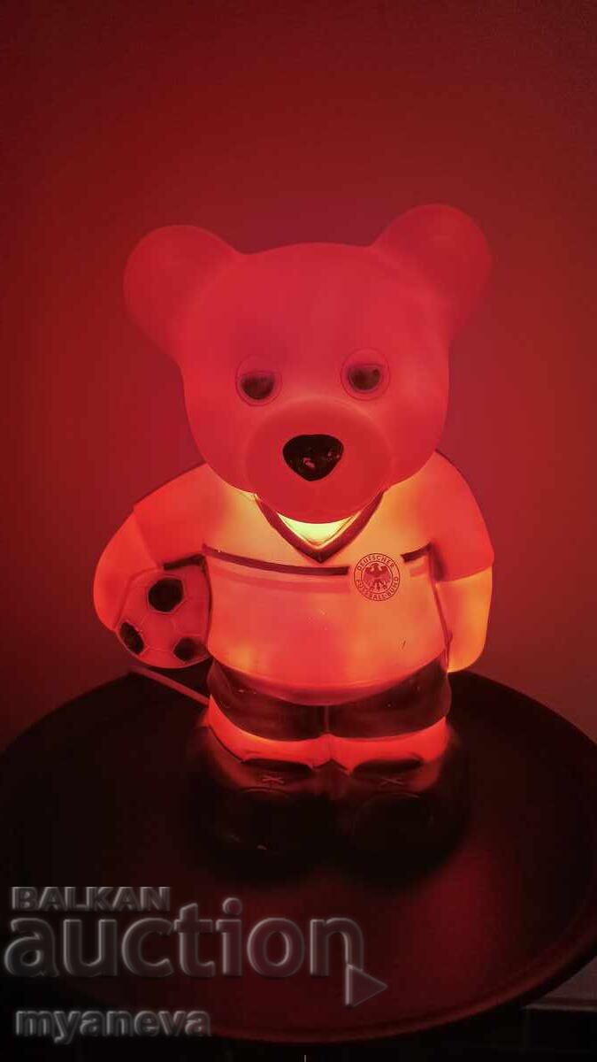 Talisman de fotbal, lampă vintage din anii '70 - 6