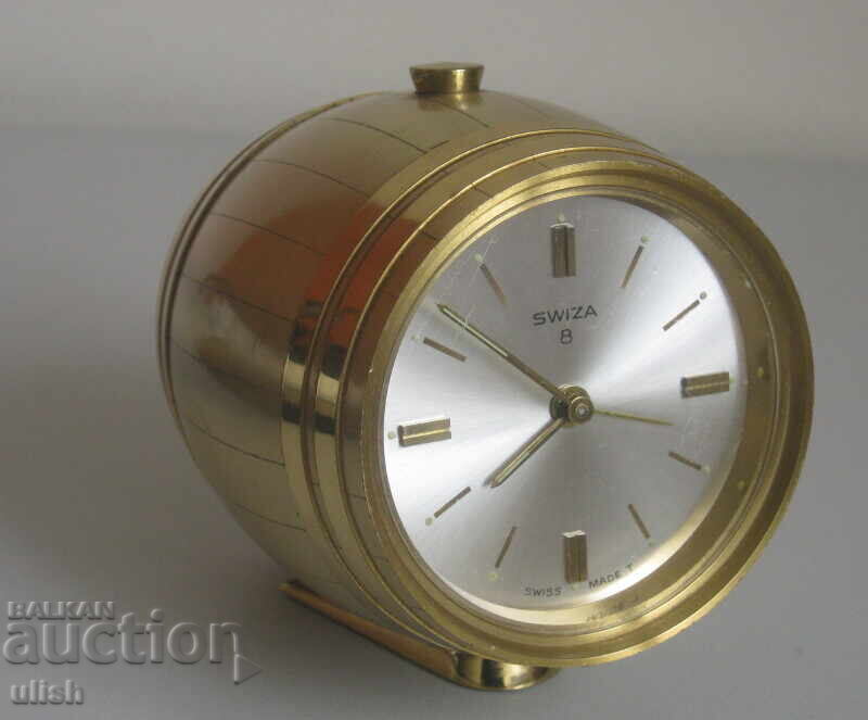Ξυπνητήρι βαρέλι με ξυπνητήρι Swiza 8 ημερών