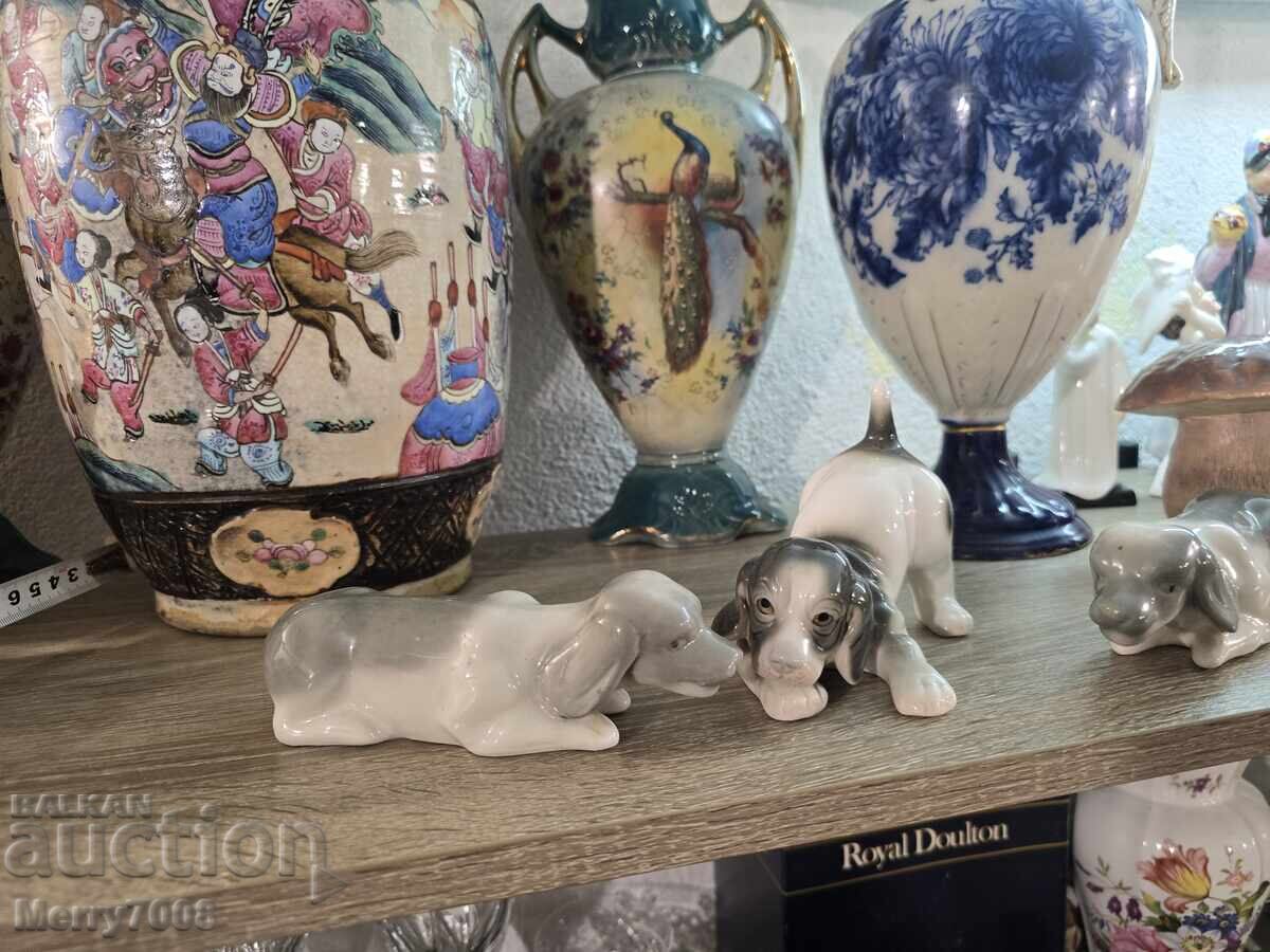 Porcelain figurines of 3 puppies! - 5 Porcelain figurines of 3 puppies! - 5
