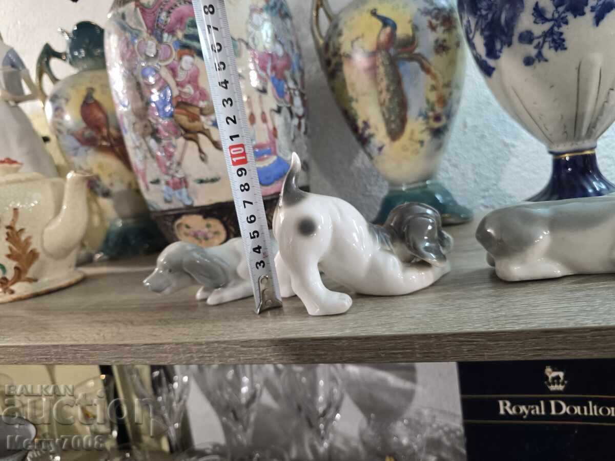 Porcelain figurines of 3 puppies! - 6 Porcelain figurines of 3 puppies! - 6