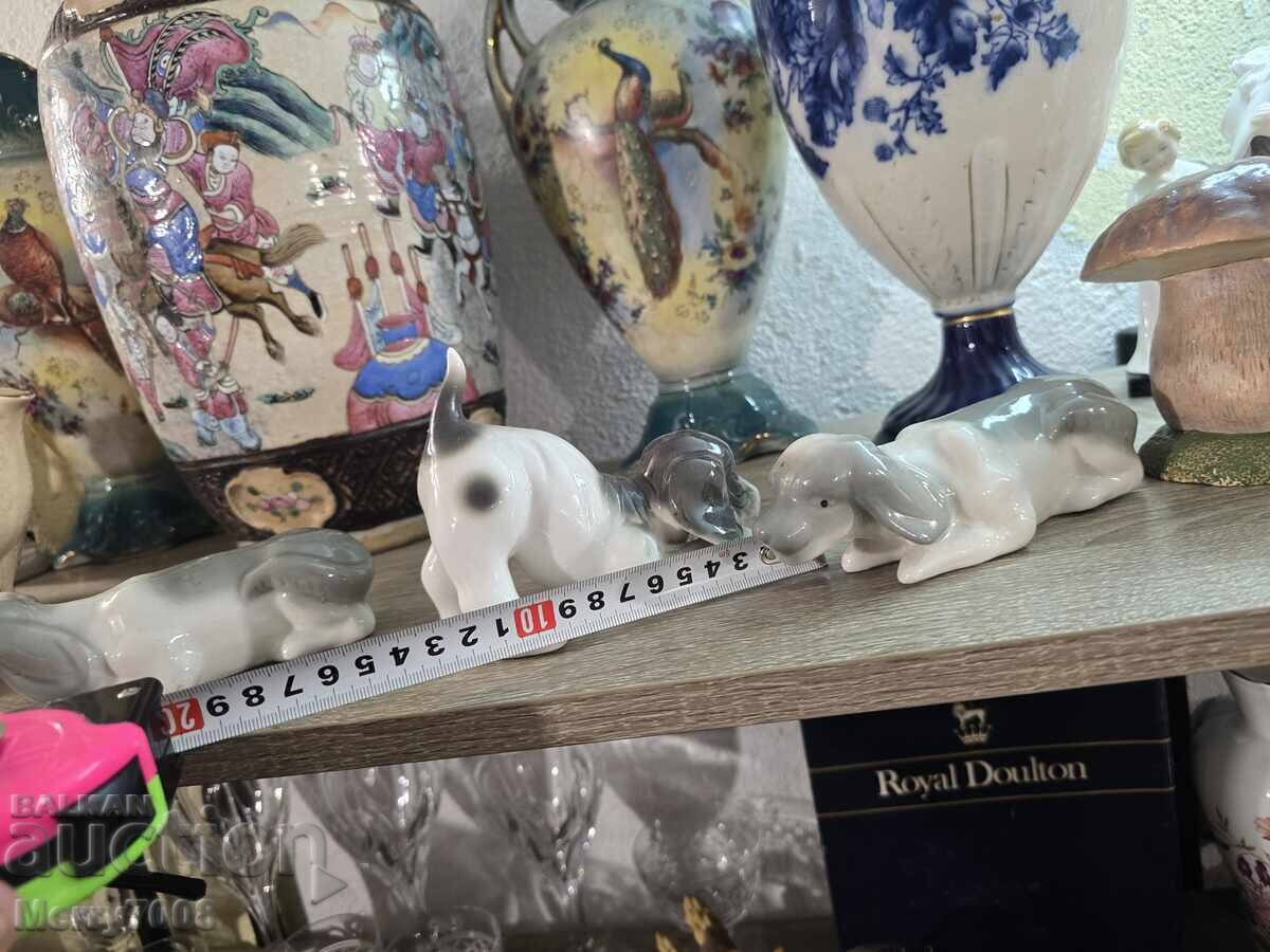 Porcelain figurines of 3 puppies! - 7 Porcelain figurines of 3 puppies! - 7