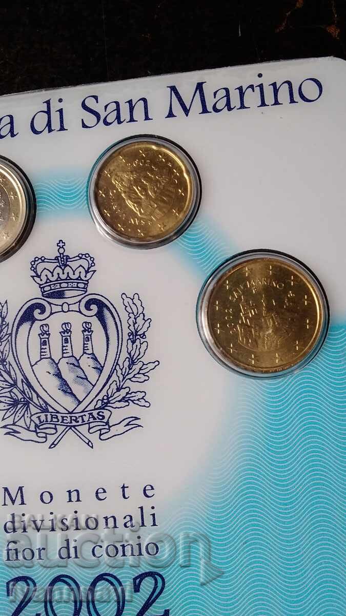 Licitație Set San Marino anul 2002