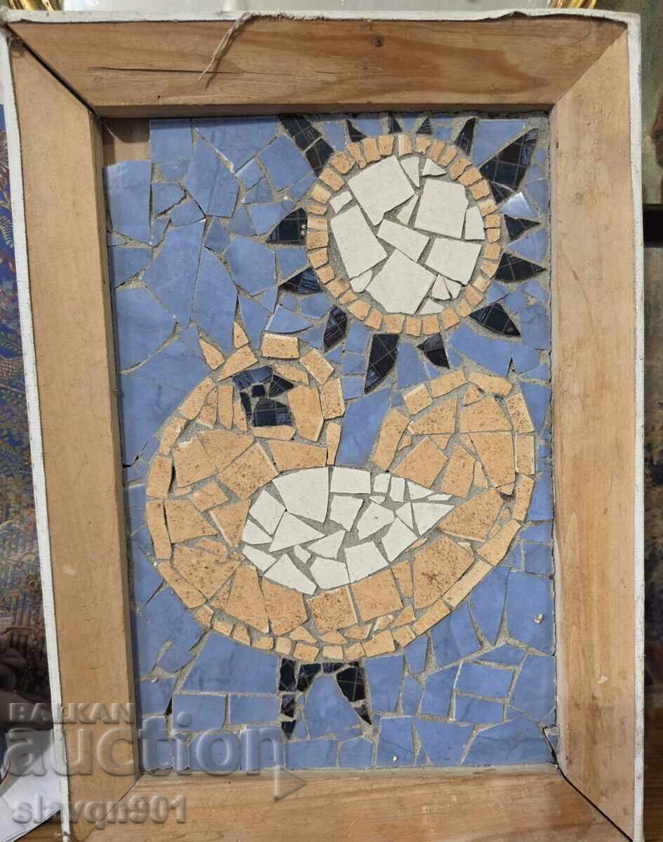 Auction  Mosaic picture Chicken