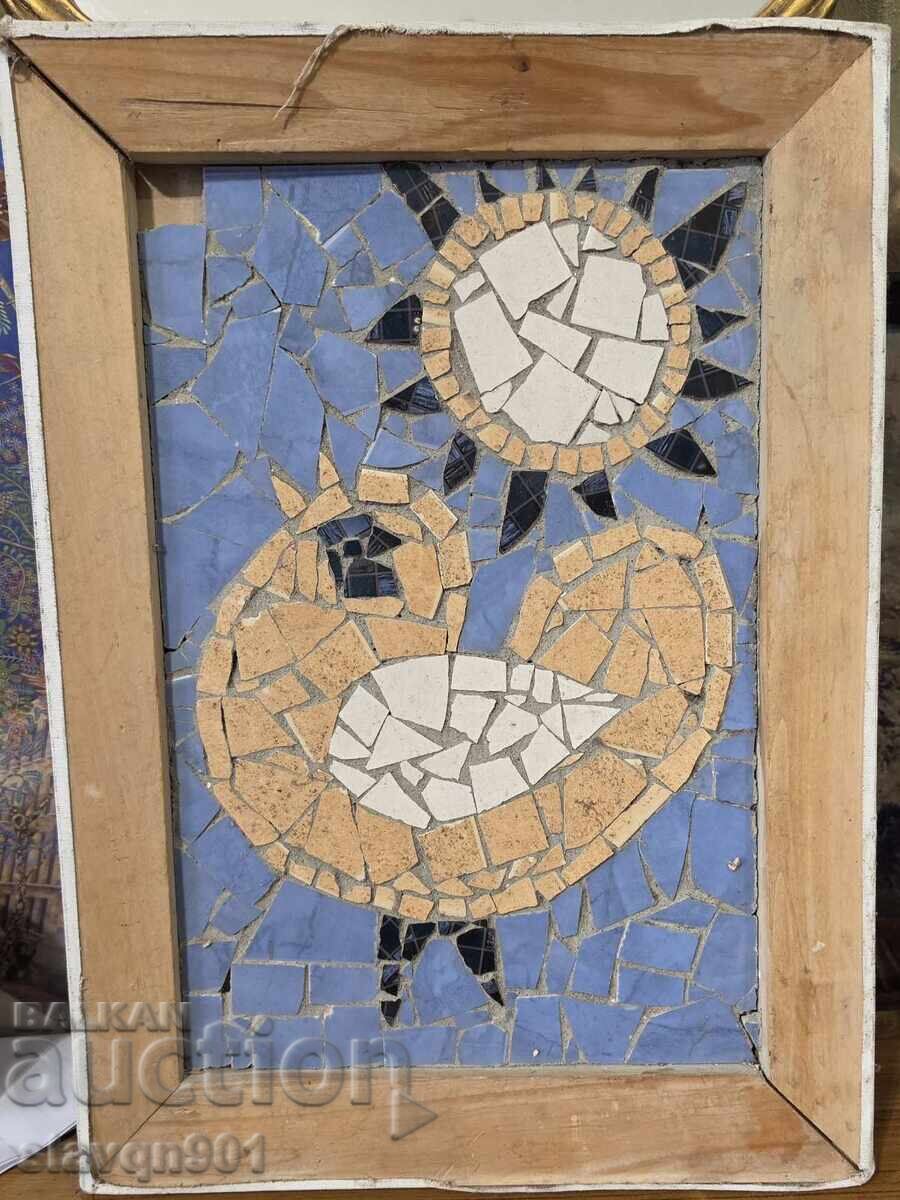 Mosaic picture Chicken