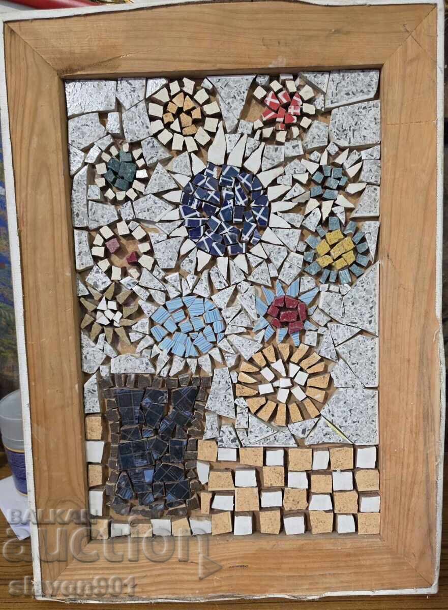 Tablou din mozaic Flori cu preț € 5.52 | 10.80 BGN