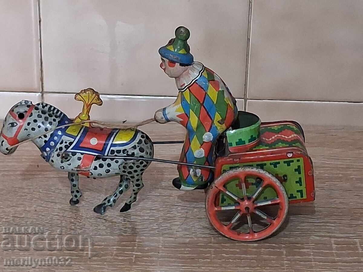 Παιδικό μεταλλικό παιχνίδι τζόκεϊ με άμαξα Γερμανίας με τιμή € 44.51 | 87.05 BGN