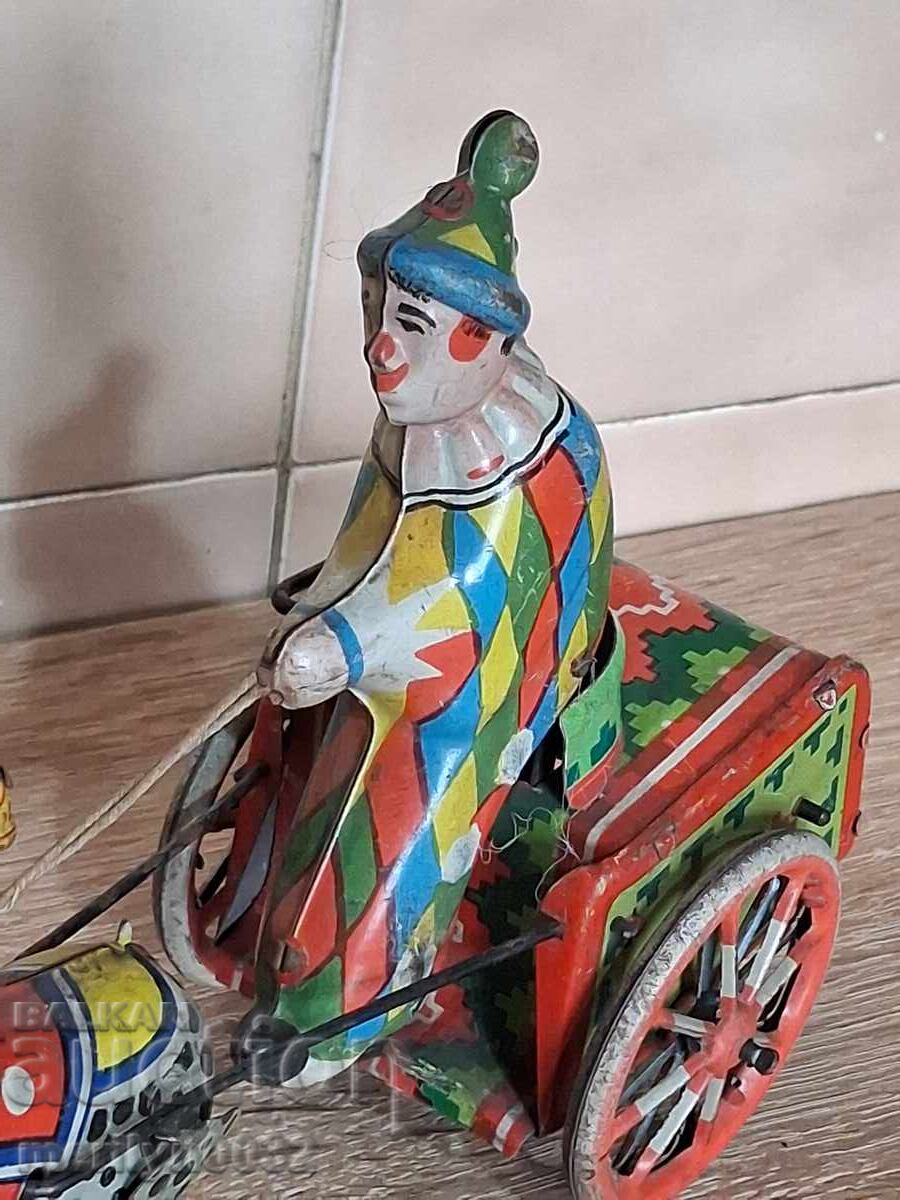 Δημοπρασία Παιδικό μεταλλικό παιχνίδι τζόκεϊ με άμαξα Γερμανίας